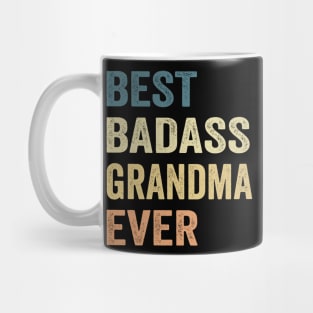 Best Badass Nana Ever Vintage Happy Mother's Day Mug